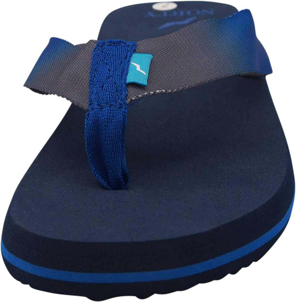 Norty WOMENS 5-10 SANDAL FLIP FLOP - BLACK BLUE (15406)